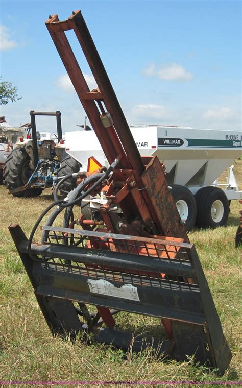 hydraulic post driver skid steer ks rent|skidsteer post driver attachment.